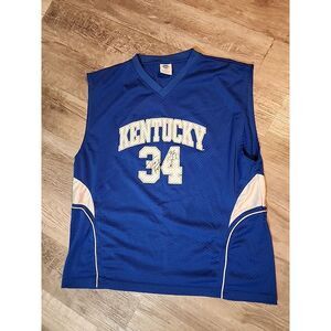 Kentucky Wildcats Jersey #34  Rex‎ Chapman #3 Autographed & Unknown Throwback UK